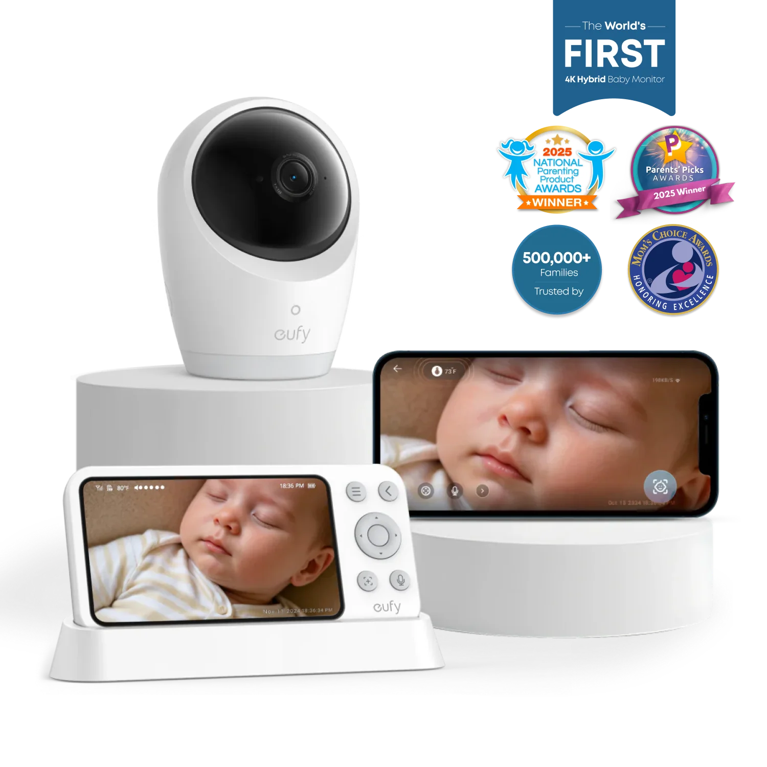 eufy Baby Monitor E21 Monitor and Camera Kit | Brand New