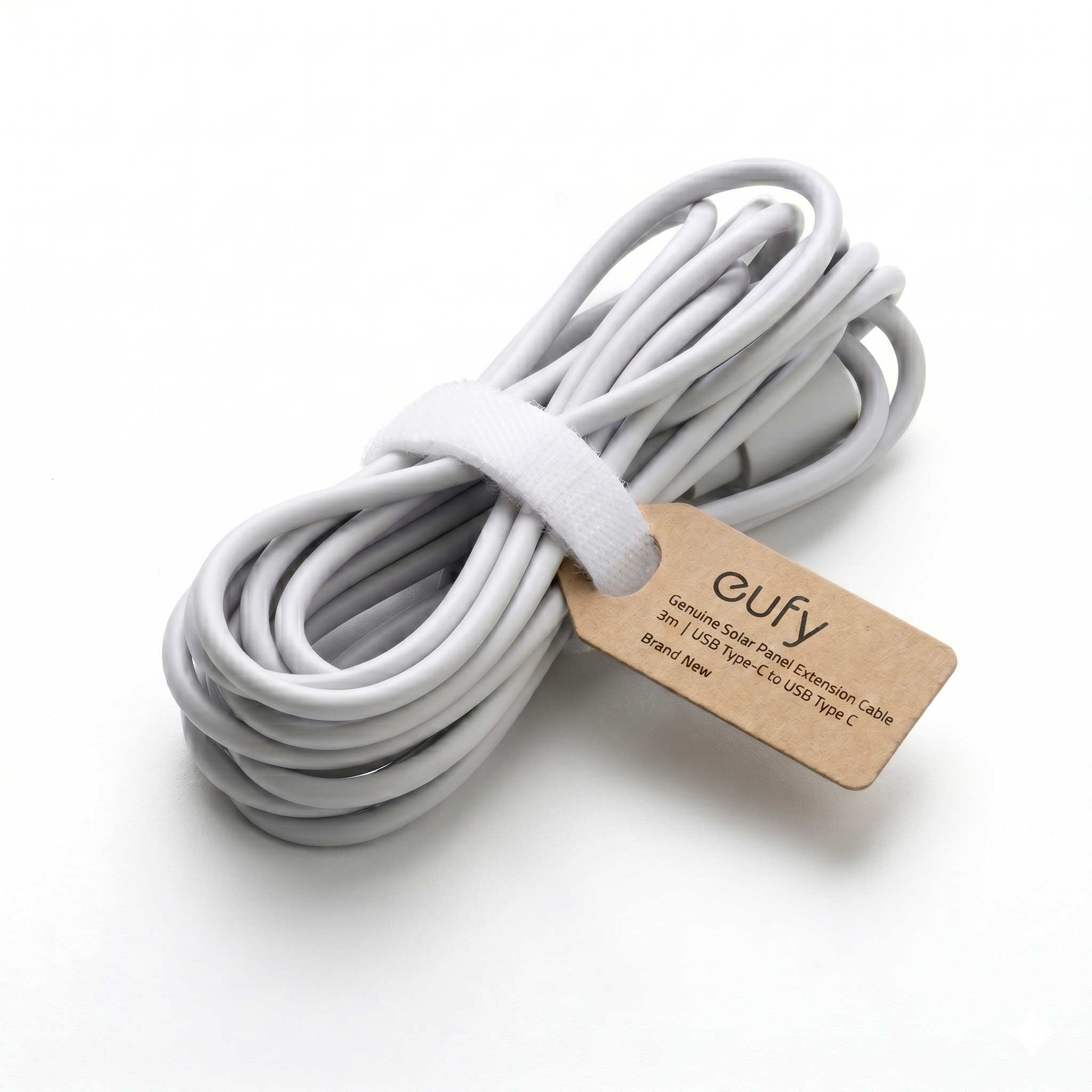 eufy Genuine Solar Panel Extension Cable | 3m (USB Type-C to USB Type C) | Brand New