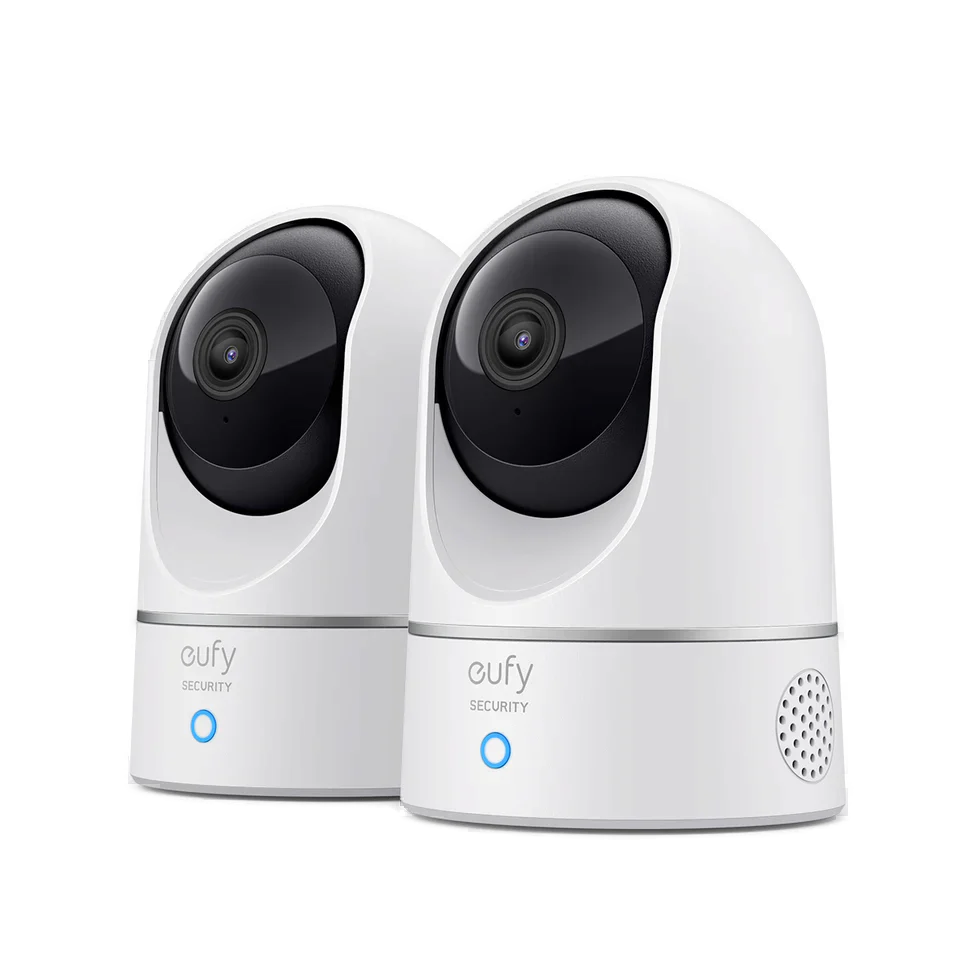 eufy Security 2K Indoor Pan & Tilt Camera 2-Cam Pack | Brand New