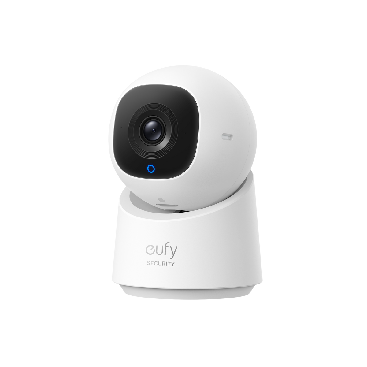 White eufy Indoor Cam C220 front view showing camera lens and base