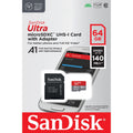 SanDisk Ultra microSDXC 64GB Memory Card with SD Card Reader