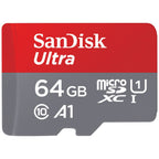 SanDisk Ultra microSDXC 64GB Memory Card with SD Card Reader