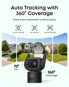 Black eufy Wired Cam C31 360-degree AI auto-tracking
