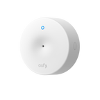 eufy Glass Break Sensor E10 white sensor with blue status ring, official product render