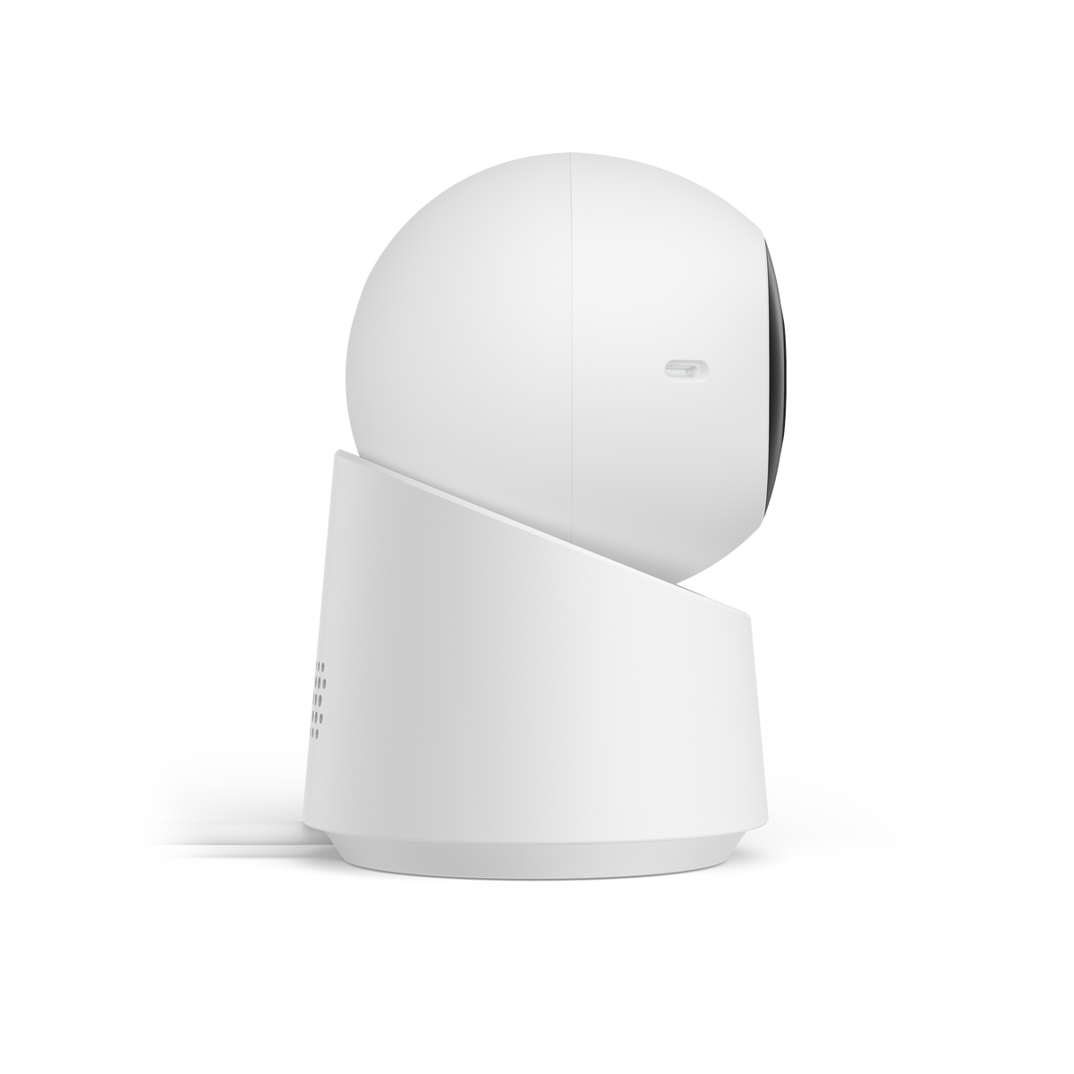 White eufy Indoor Cam C220 side profile with lens facing right