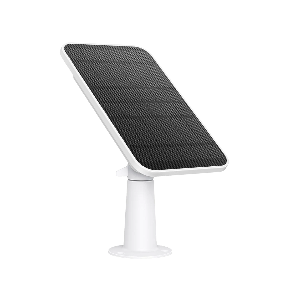 eufy T8703 Micro-USB offer: manufacturer illustration of the original solar-panel family and mount; supplied fixed lead is 2 m.