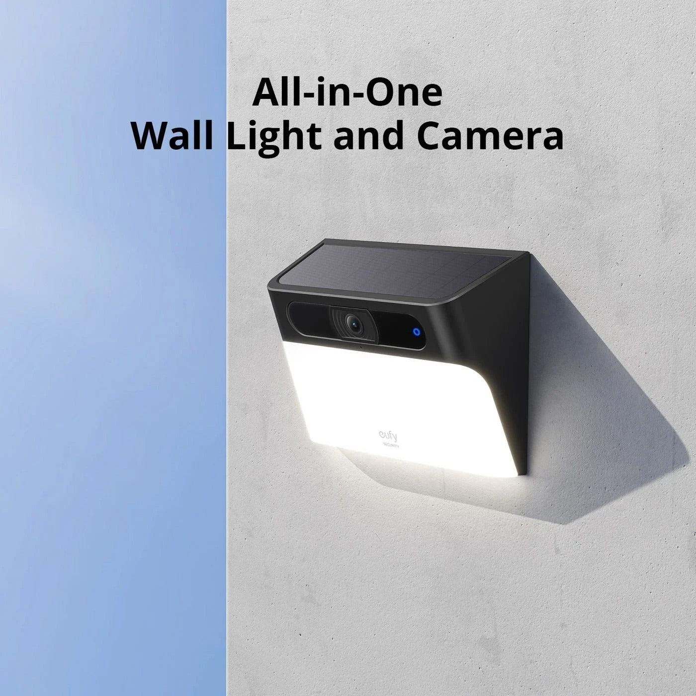eufy Solar Wall Light Cam S120 Security Camera | Brand New