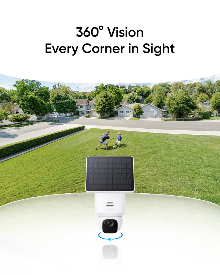 eufy SoloCam E30 2K solar security camera - manufacturer renewed, good condition