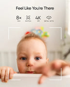 eufy Baby Monitor E21 monitor and camera kit, manufacturer renewed Excellent grade