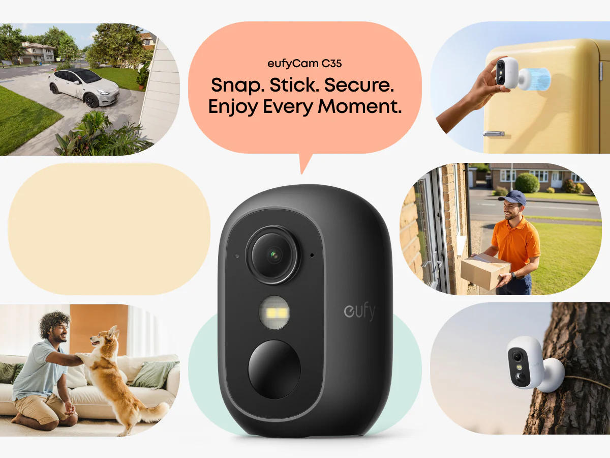 eufyCam C35 2-Cam Kit (Black) | Brand New