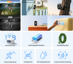 eufyCam C35 feature overview; optional HomeBase features shown, HomeBase sold separately