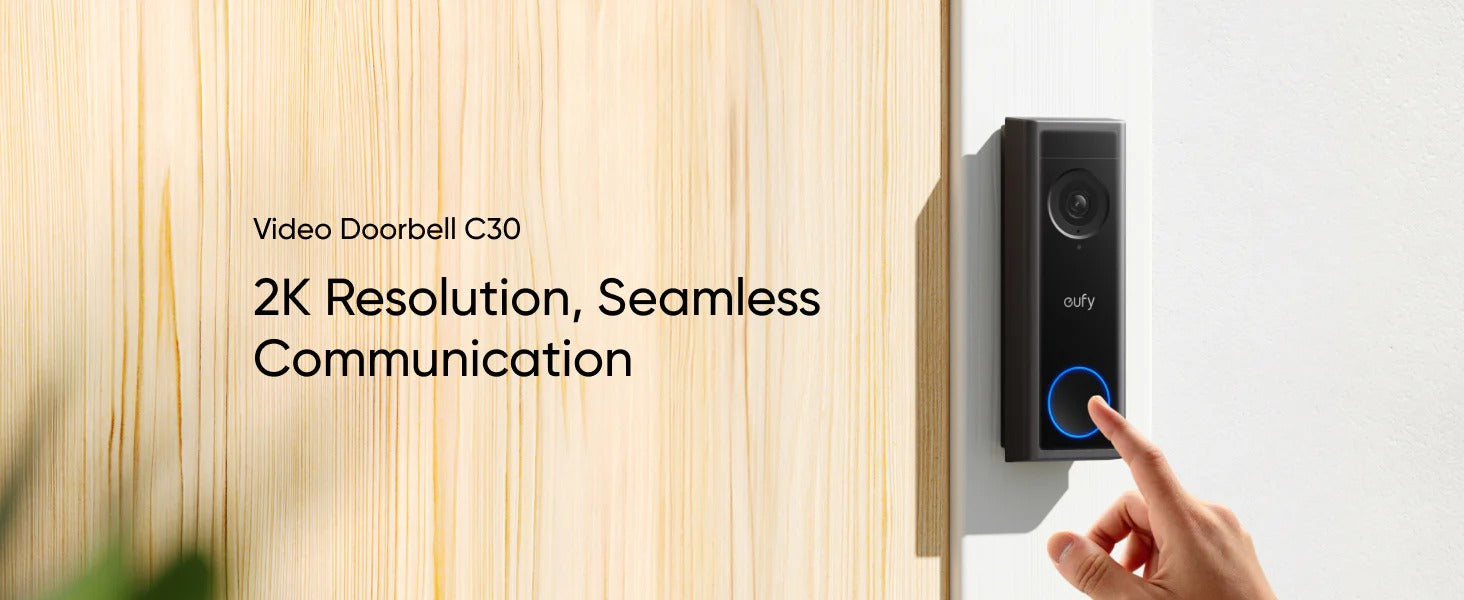 eufy Security C30 Smart Video Doorbell | Manufacturer Renewed