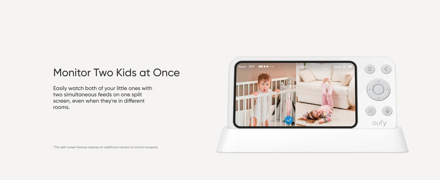 eufy Baby Monitor E21 Monitor and Camera Kit | Brand New