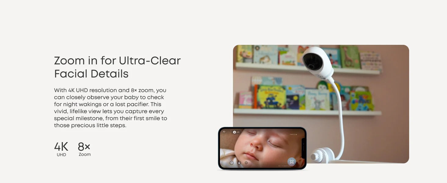 eufy Baby Monitor E21 Monitor and Camera Kit | Brand New
