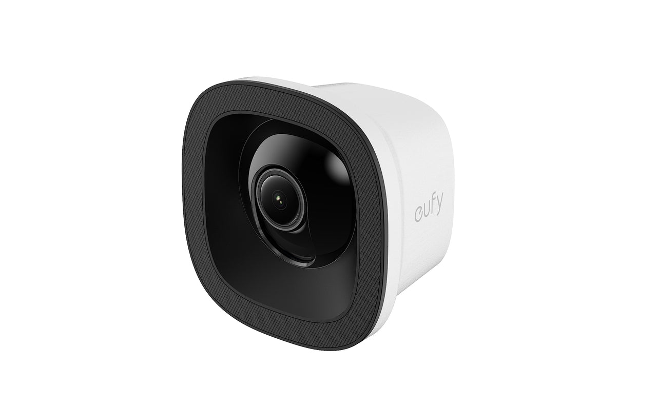 Anker eufy Window Camera E10 shown from the front and side in its official press image